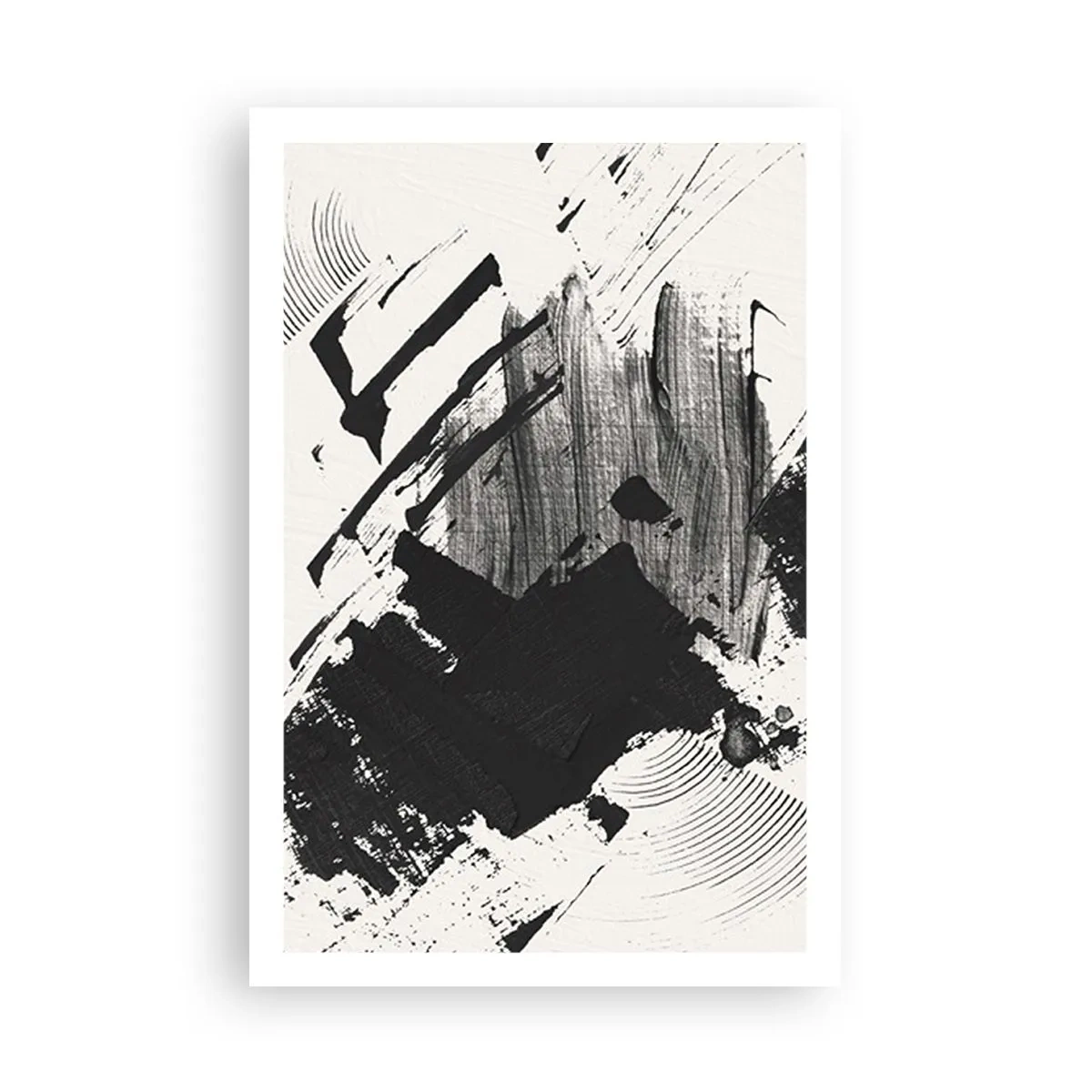 Poszter - Absztrakció - a fekete kifejezése - 61x91 cm