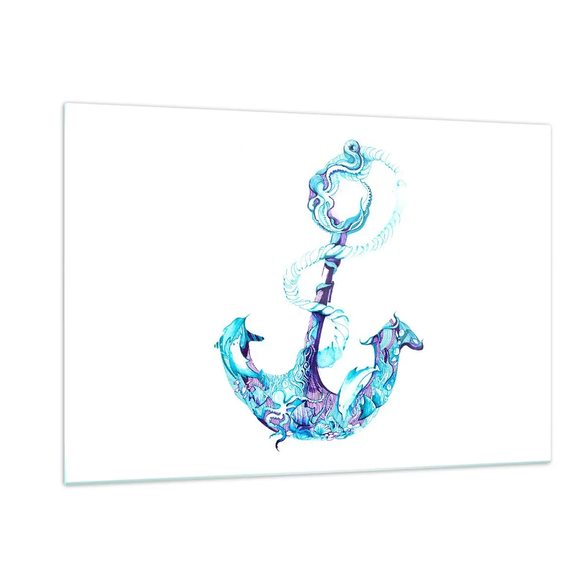 Üveg kép - A tenger titkainak bizalmasa - 120x80 cm