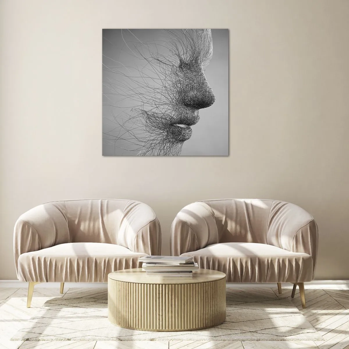 Üveg kép - A szél szelleme - 50x50 cm