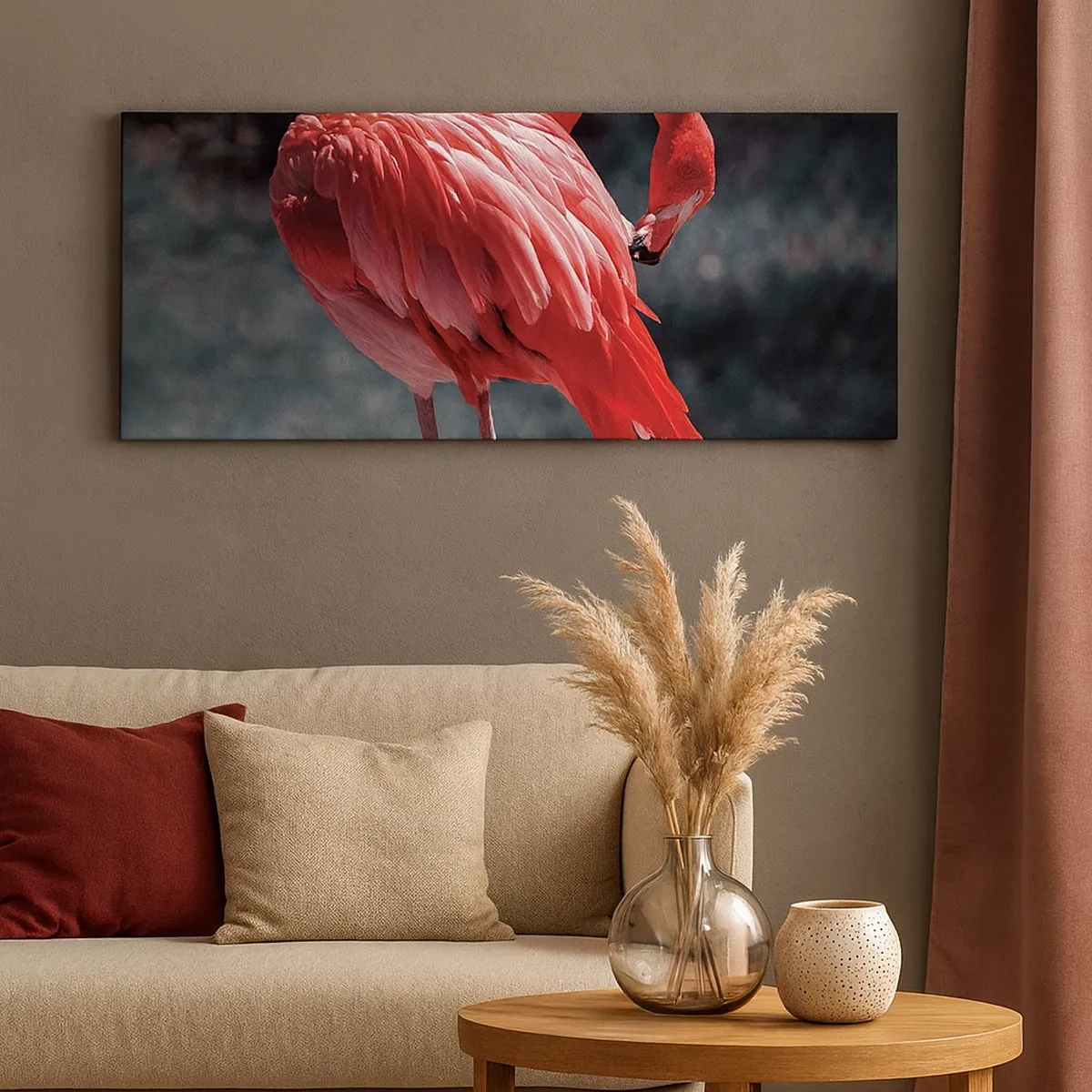 Vászonkép - A természet karmazsinvörös verse - 30x30 cm