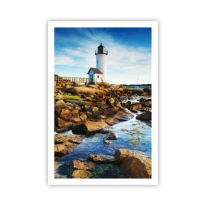 Poszter - Gyertek vissza boldogan, várlak - 61x91 cm