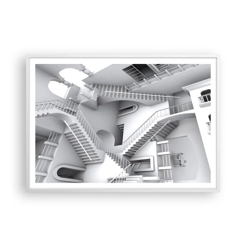 Poszter fekete keretben - A tér paradoxonjai - 100x70 cm