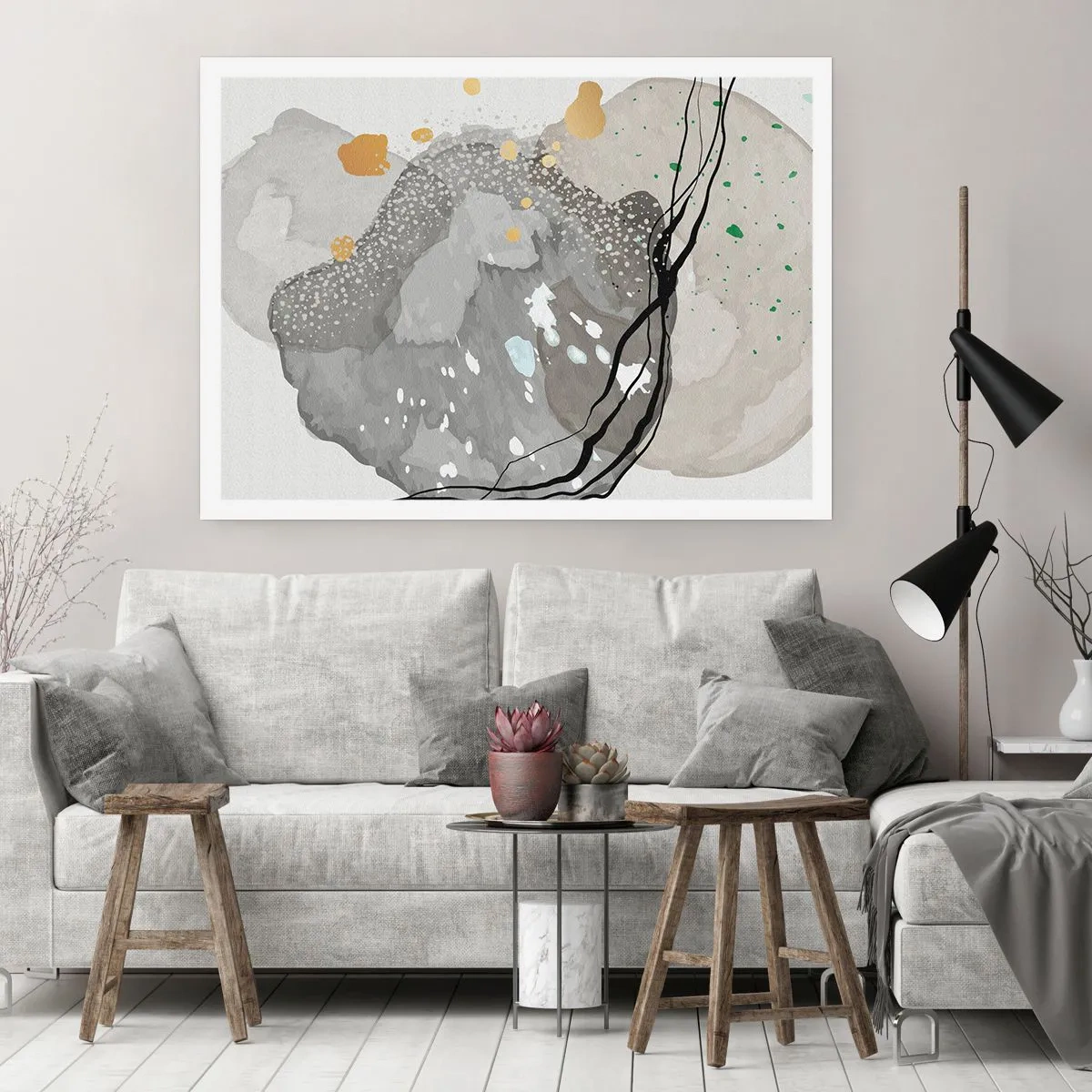 Poszter - Organikus kompozíció - 50x40 cm