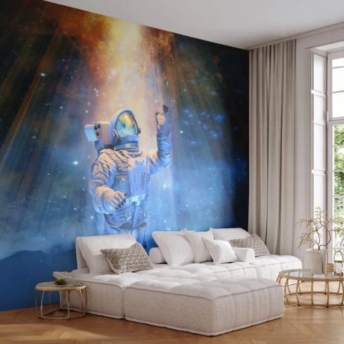 Fotótapéta Premium Sand - Végül a célban - Absztrakció, Űrhajós, Világegyetem - 400x280 cm