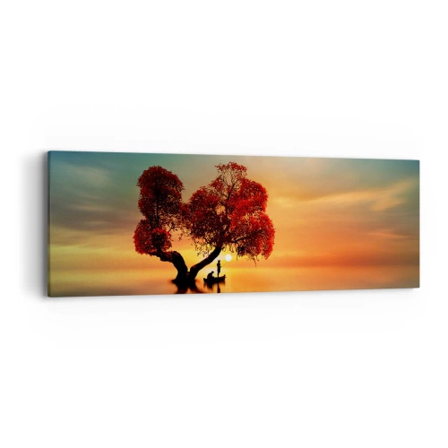 Vászonkép - A világtalanság csendje és az eltávoldotak - 90x30 cm