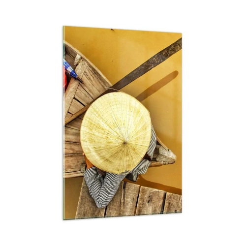 Üveg kép - Élet a Sárga-folyón - 80x120 cm