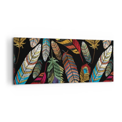 Vászonkép - A madárkarnevál - 100x40 cm