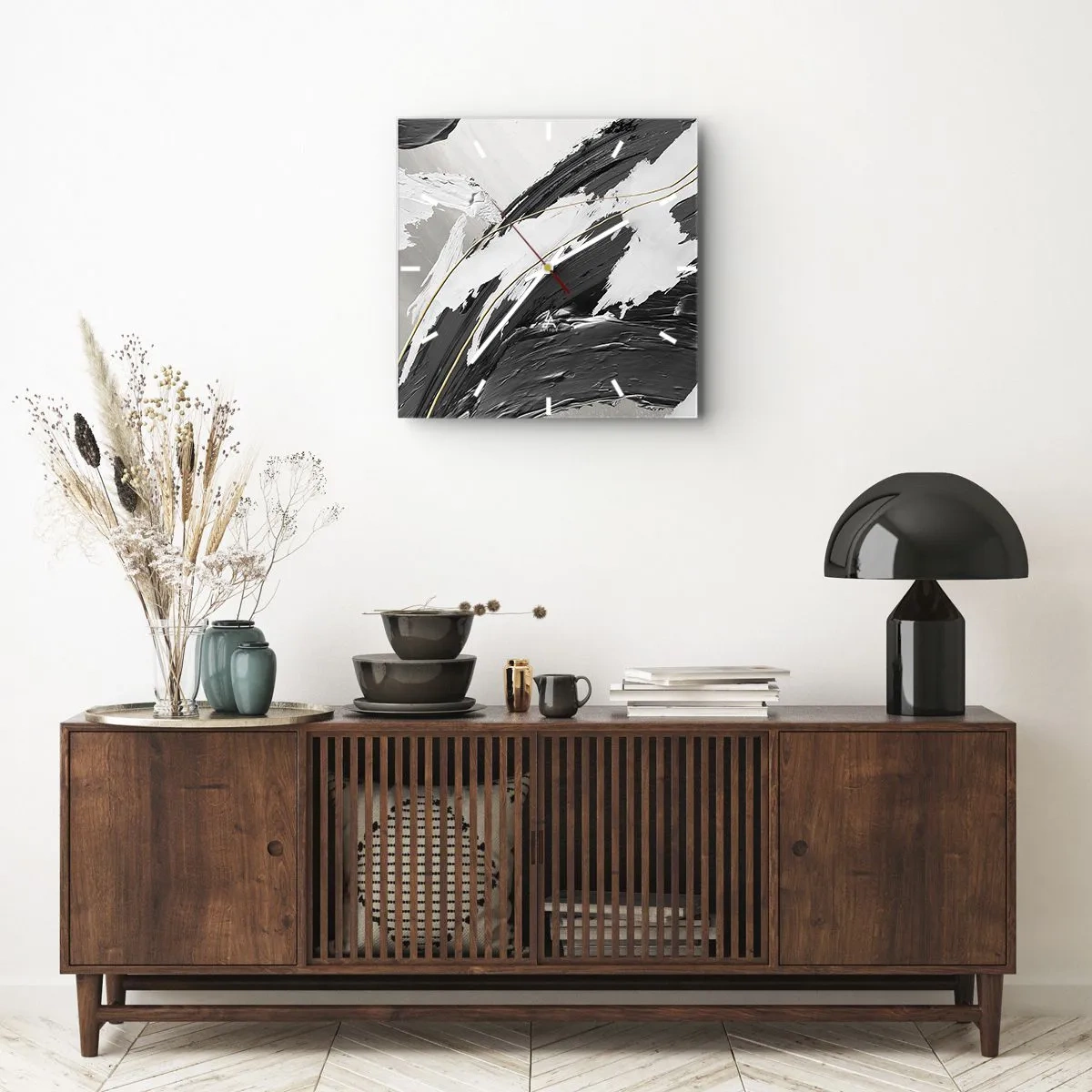 Falióra, Óra - Absztrakció érzékkel - 40x40 cm