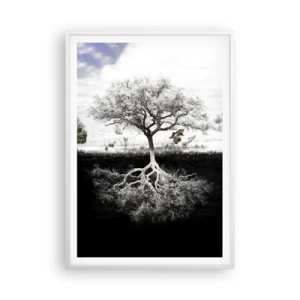 Poszter fekete keretben - A világ természetének felfedezése - 70x100 cm