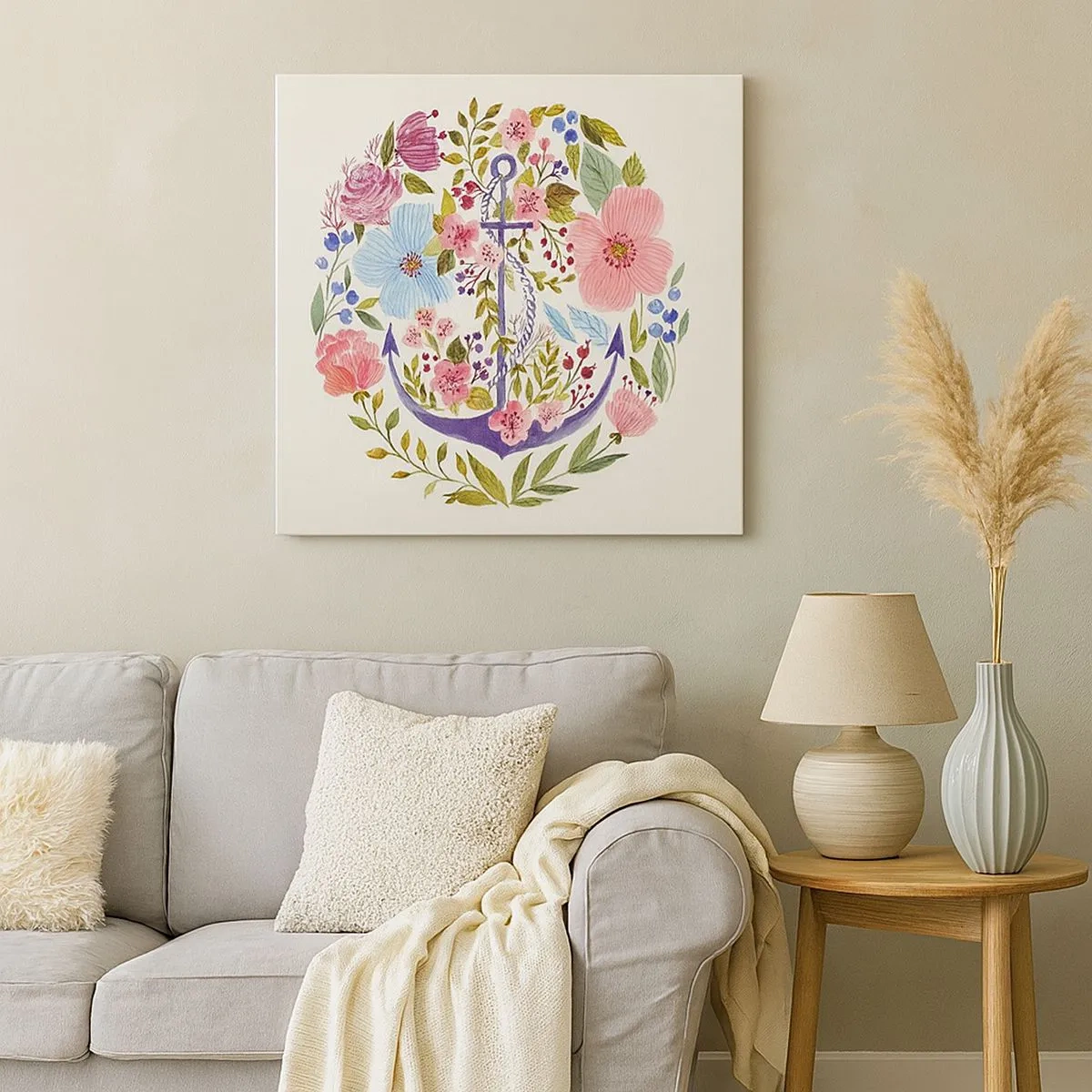 Vászonkép - Egy tengerész jó éjszakai alvása - 30x30 cm