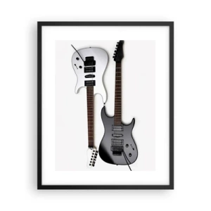 Poszter fehér keretben - A formák harmóniája - 40x50 cm