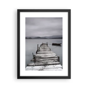 Poszter fehér keretben - Holnap indulhatsz - 30x40 cm