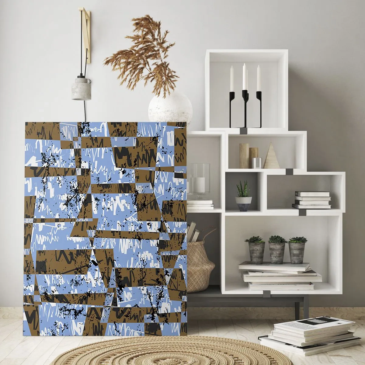 Üveg kép - Nem népies kivágás - 70x100 cm