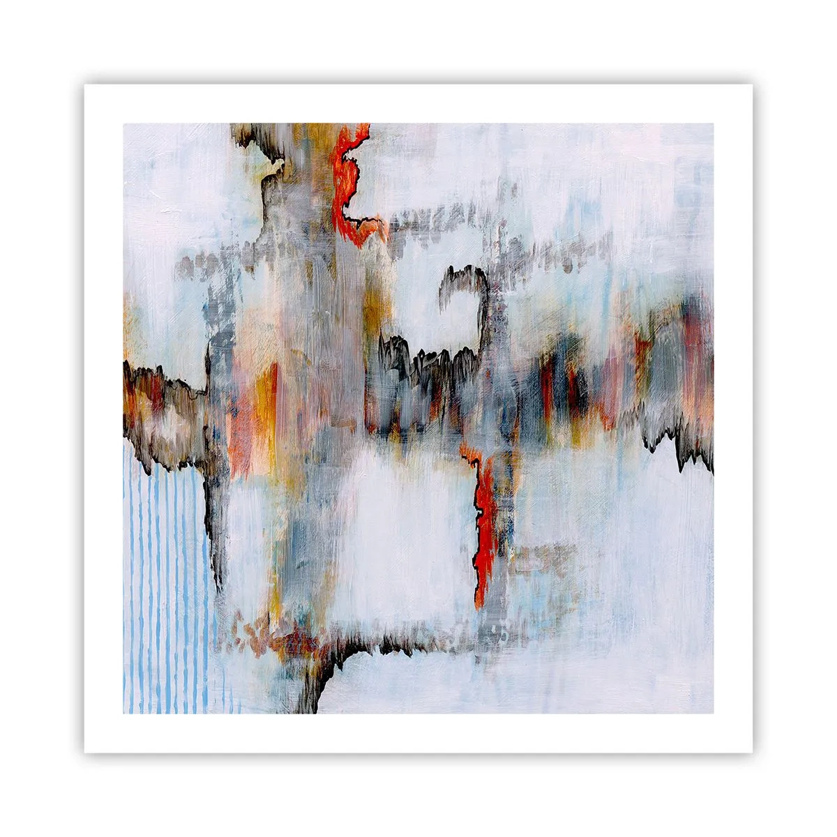 Poszter - Egy bottal a vízen - 60x60 cm