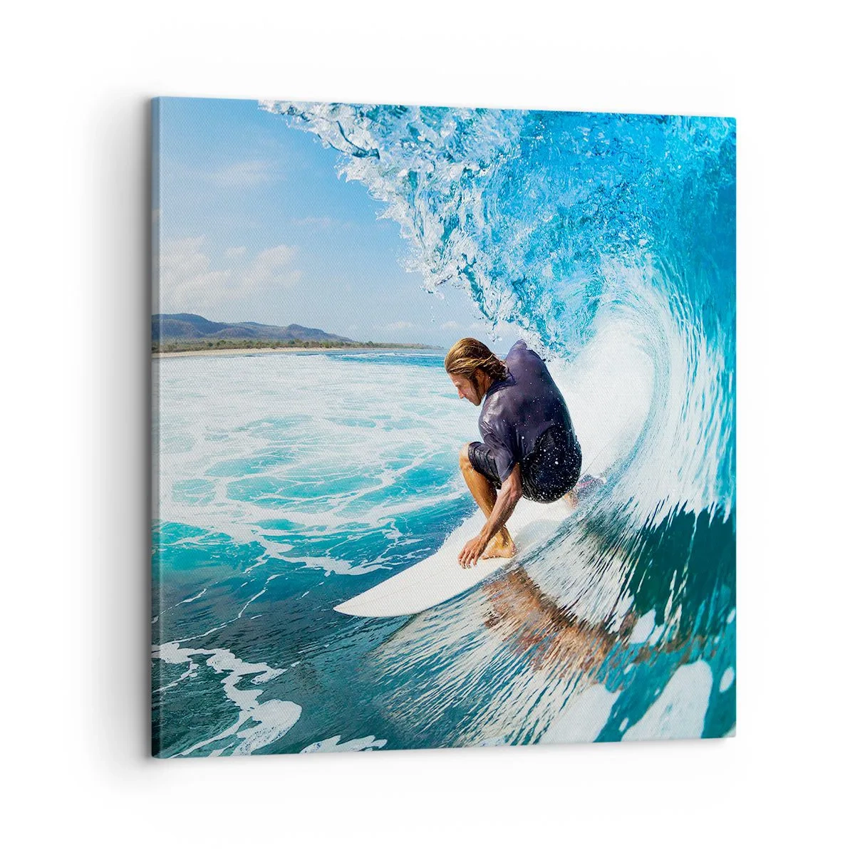 Vászonkép - Tánc a hullámokkal - 60x60 cm