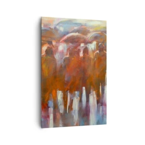 Vászonkép - Egyenlőek esőben és ködben - 80x120 cm