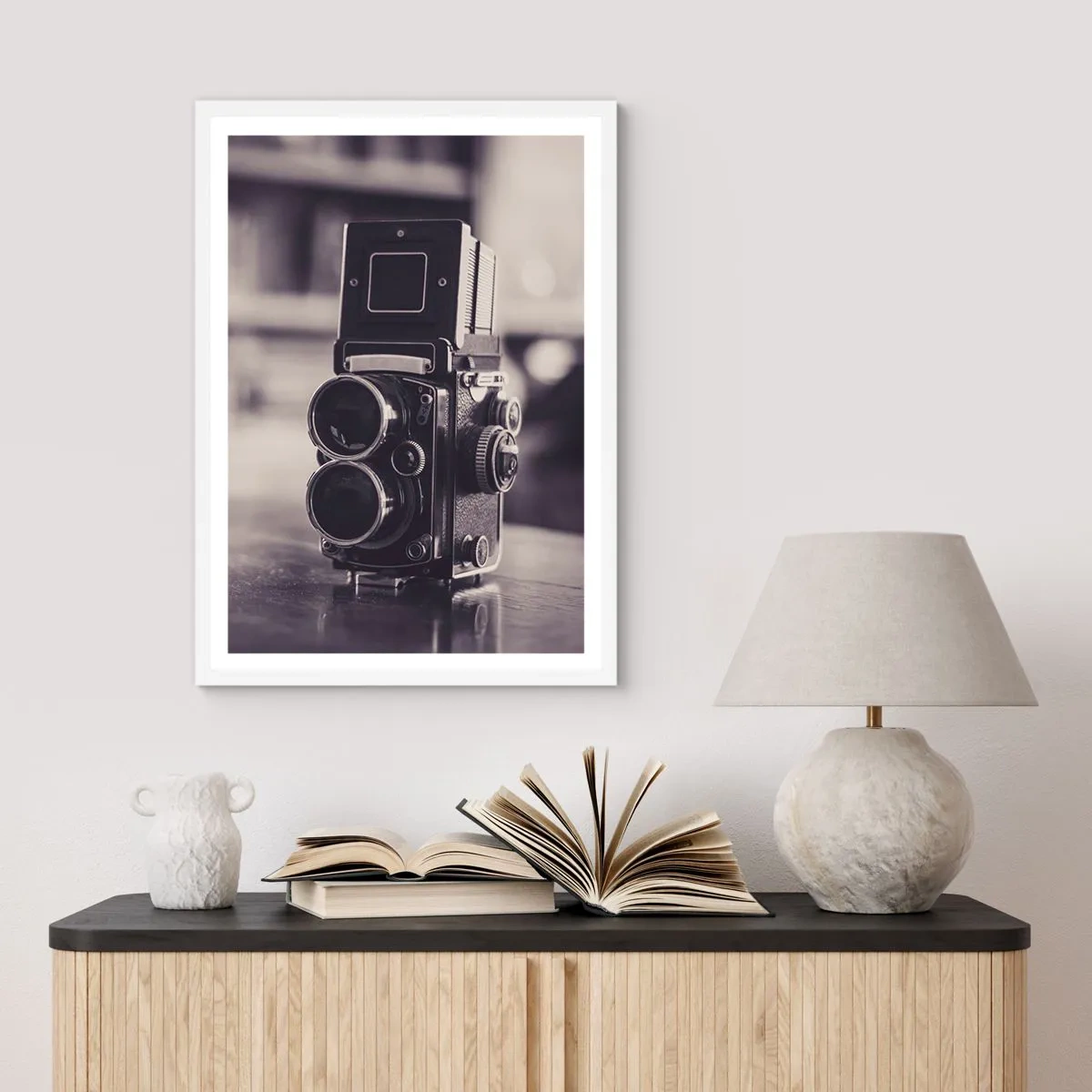 Poszter fekete keretben - Egy régi fénykép varázsa - 70x100 cm
