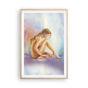 Poszter világos tölgy keretben - A fiatalság cselekedete - 61x91 cm