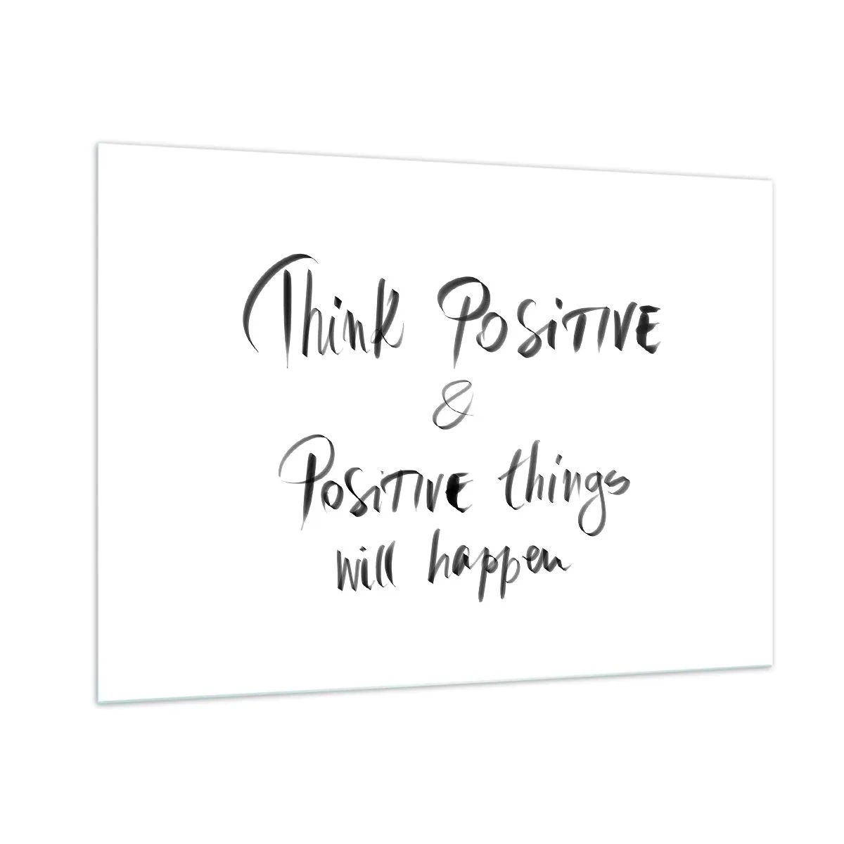 Üveg kép - Hogyan élj? - 100x70 cm