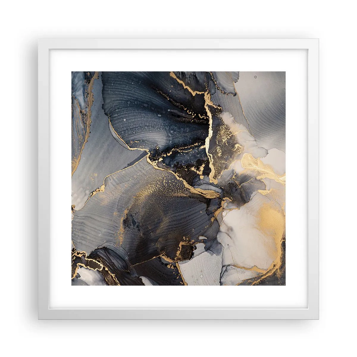 Poszter fekete keretben - Egy kő élete - 40x40 cm