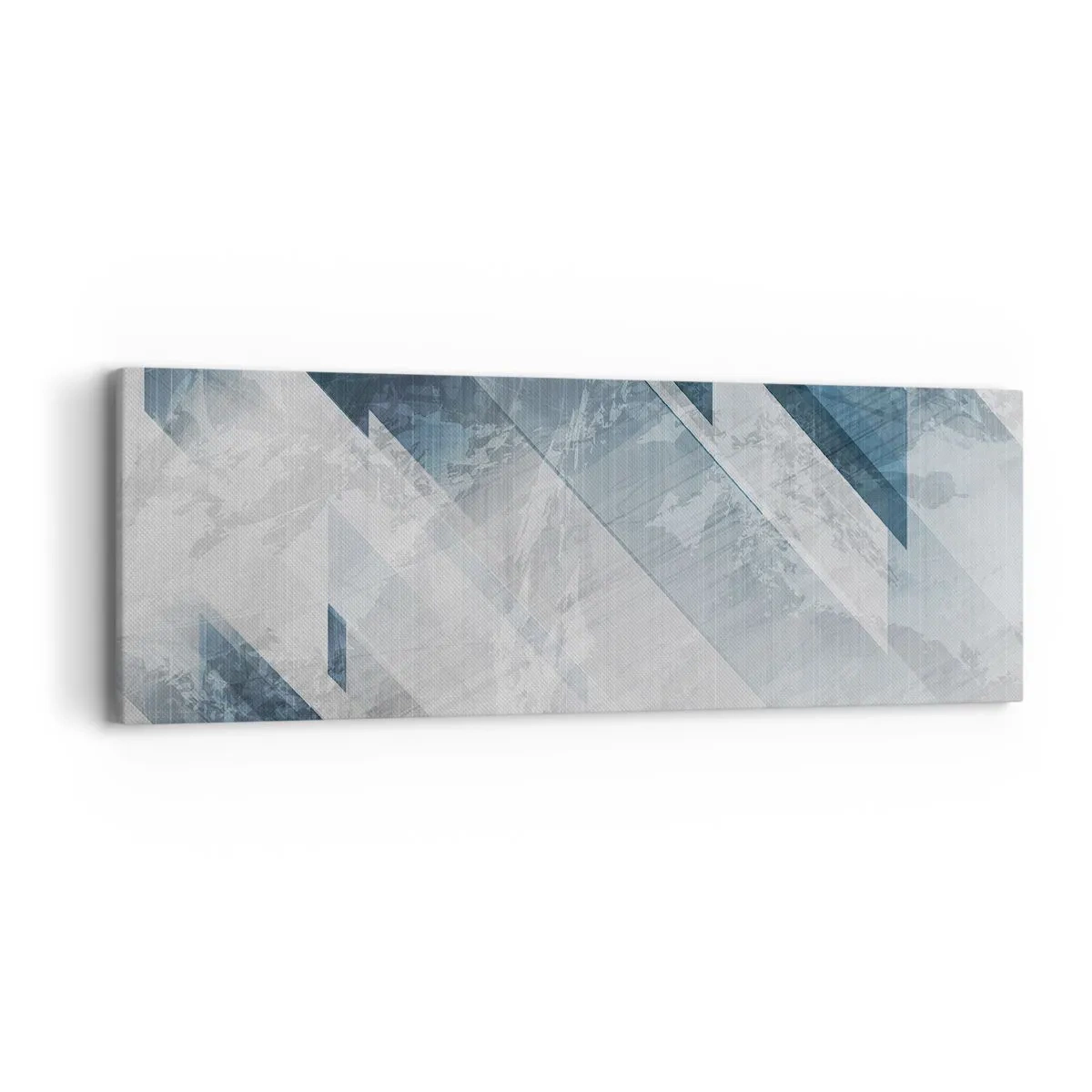 Vászonkép - Térkompozíció - szürke mozgás - 90x30 cm