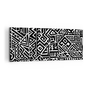 Vászonkép - Kolumbusz előtti kompozíció - 100x40 cm