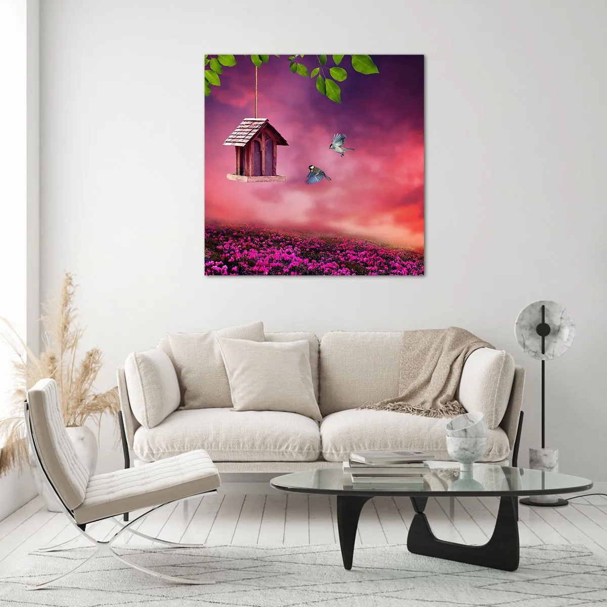 Üveg kép - Meghívás vacsorára - 70x70 cm