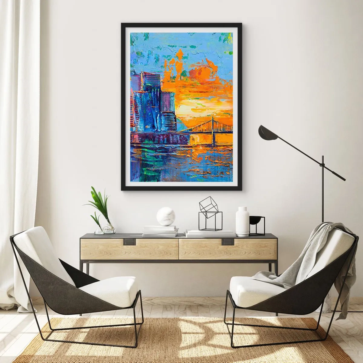 Poszter fehér keretben - Kultúra és természet - 40x50 cm