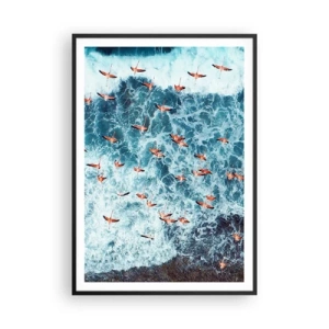 Poszter fehér keretben - A tengerparti parádé - 70x100 cm