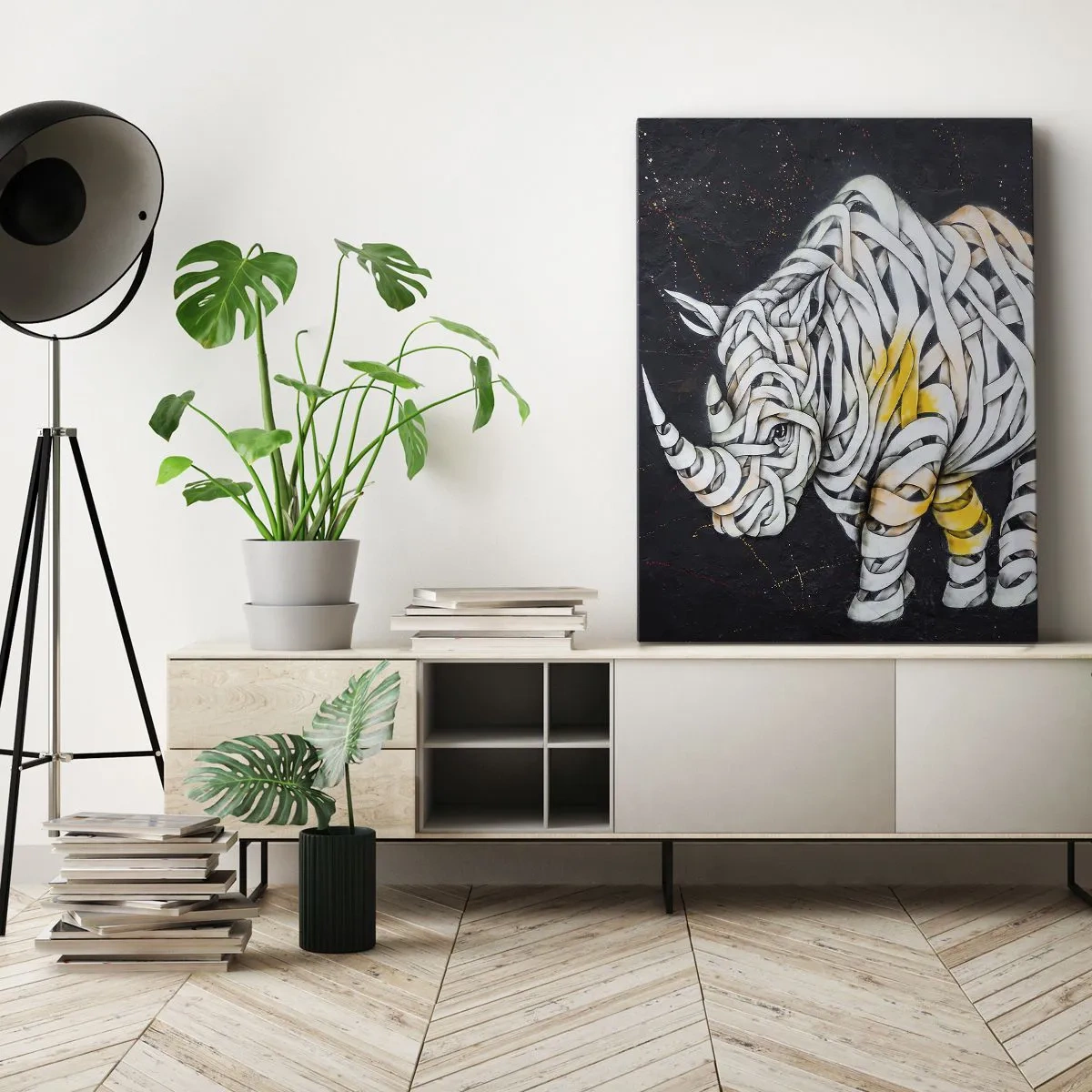 Vászonkép - A vastag bőr egy mítosz - 45x80 cm