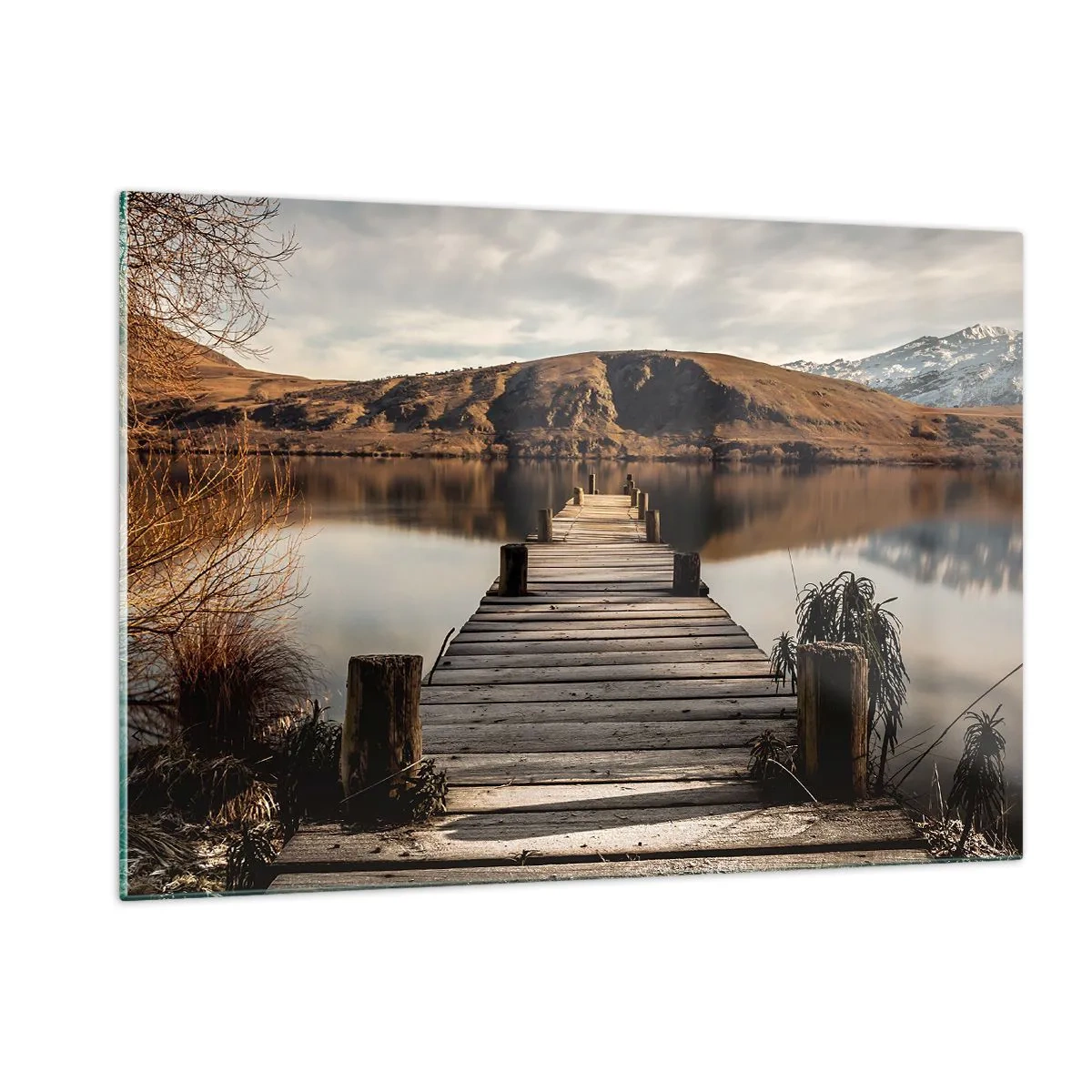 Üveg kép - Táj a csendben - 120x80 cm