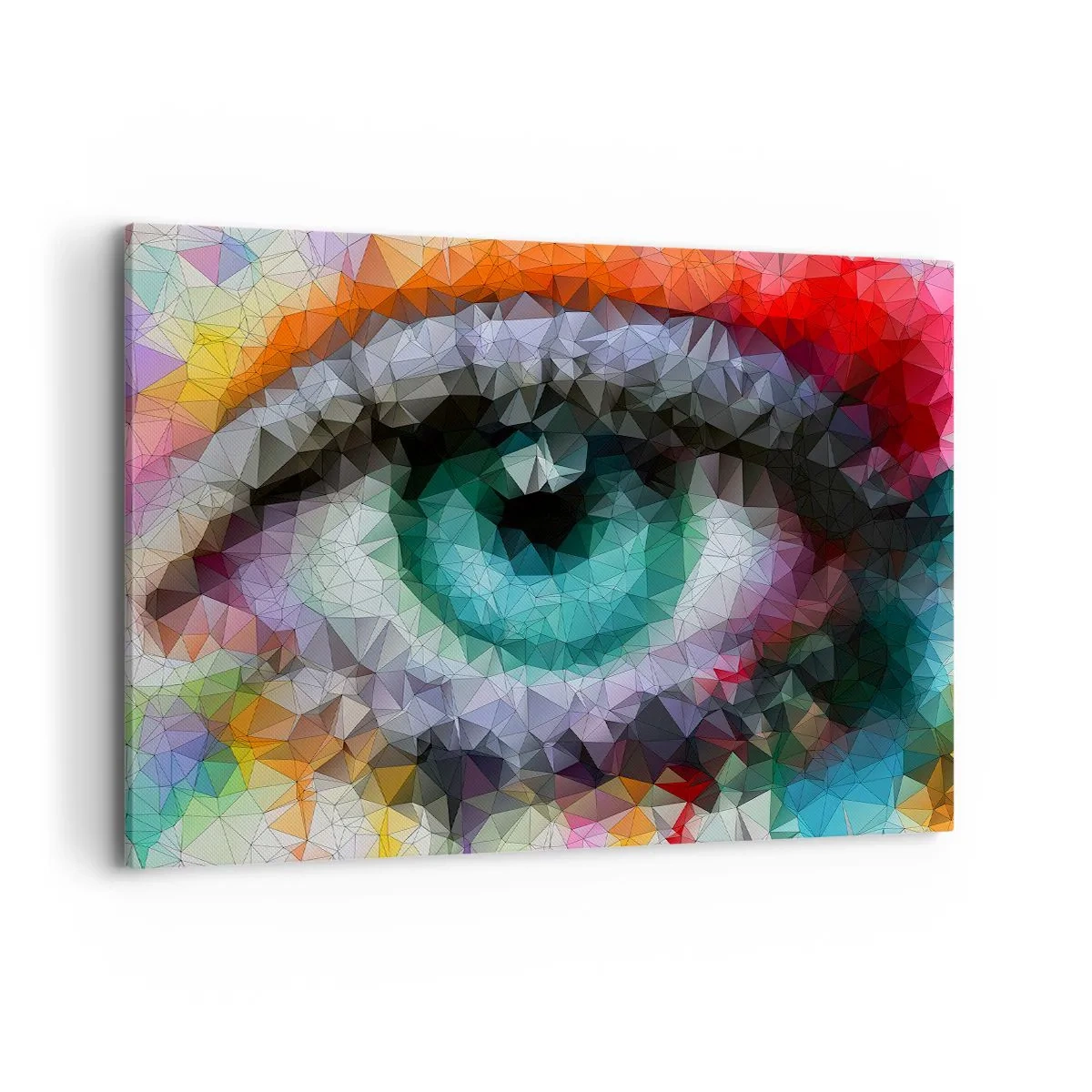 Vászonkép - A szemek kristályos ragyogása - 100x70 cm