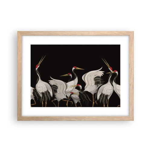 Poszter világos tölgy keretben - Madádolgok - 40x30 cm