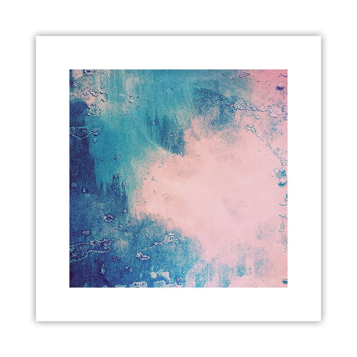 Poszter - Kék ölelések - 30x30 cm