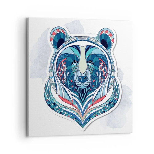 Vászonkép - Eviva Grenlandia! - 50x50 cm