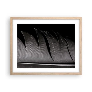 Poszter világos tölgy keretben - Toll - egy csodálatos konstrukció - 50x40 cm