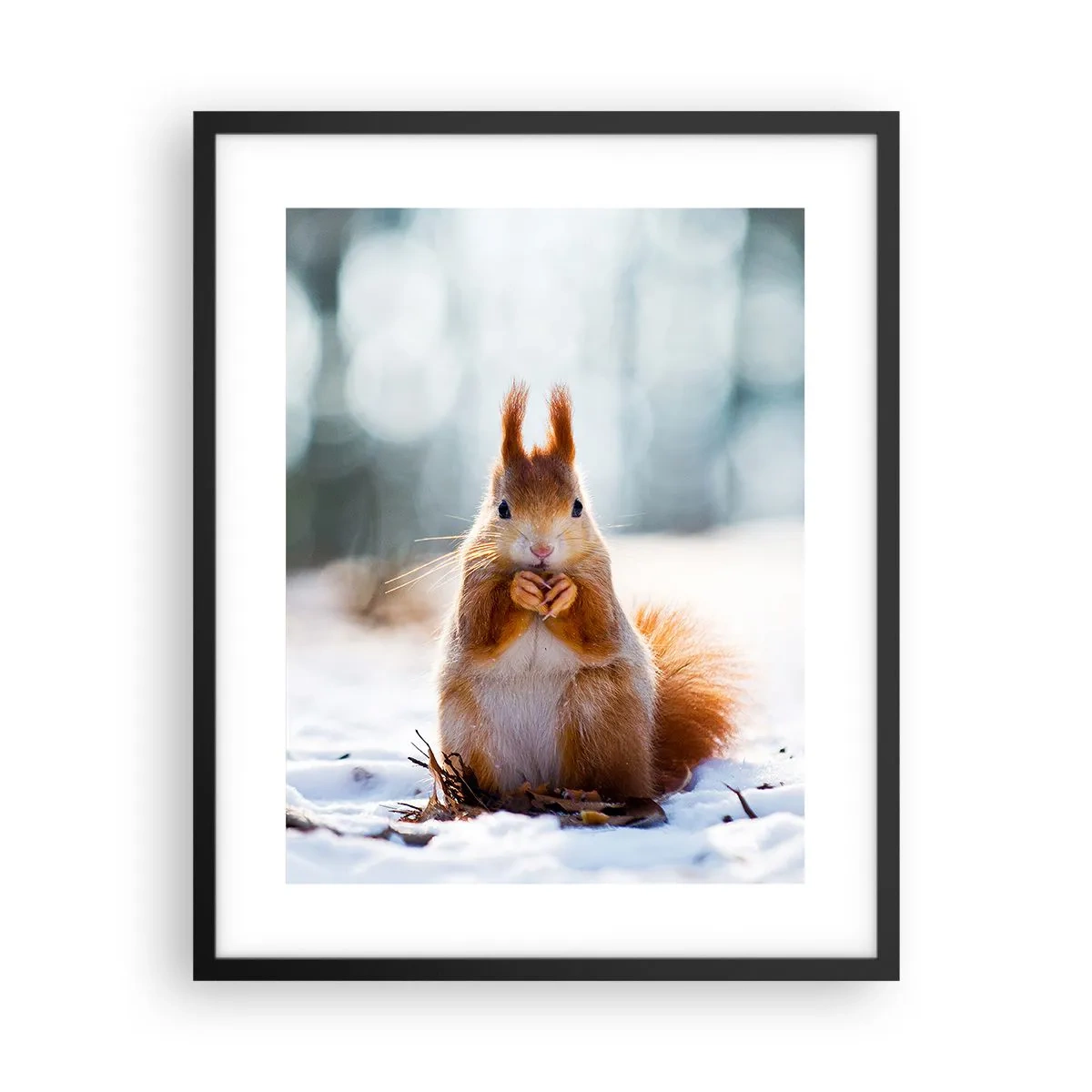 Poszter fehér keretben - Mit nézel? - 40x50 cm