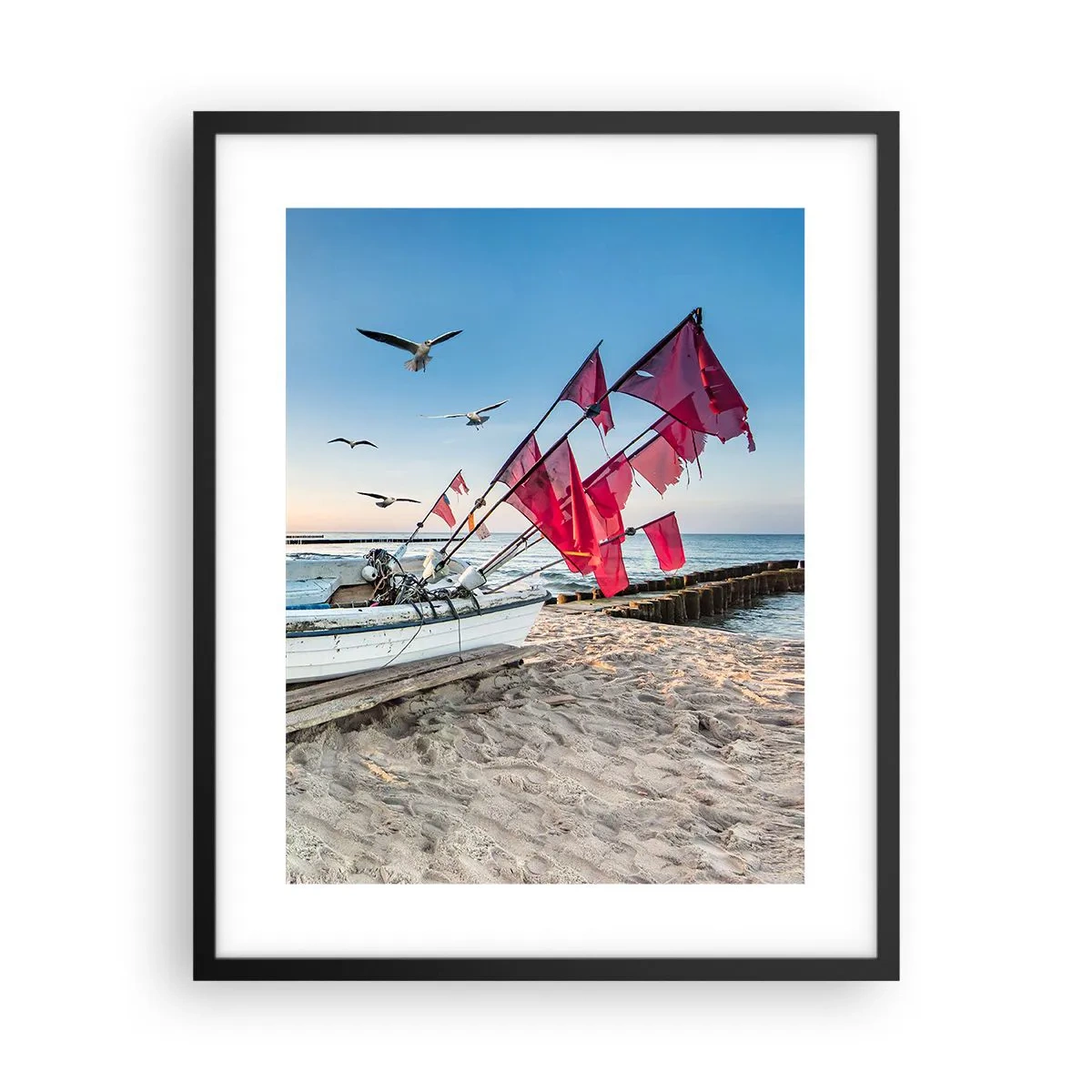 Poszter fehér keretben - Megérdemelt pihenés - 40x50 cm