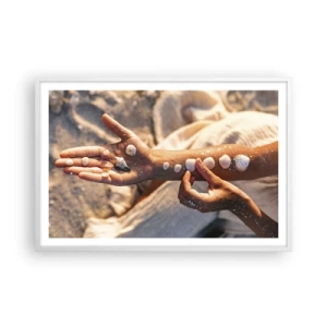 Poszter fekete keretben - Szépség egy karnyújtásnyira - 91x61 cm