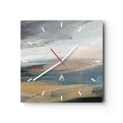 Falióra, Óra - Absztrakció: északi táj - 30x30 cm