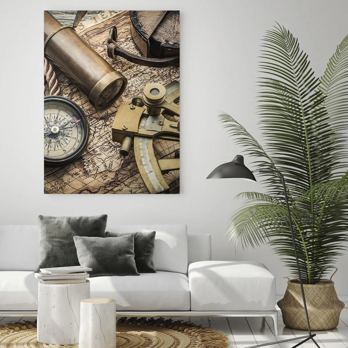 Üveg kép - Állítson be egy irányt - 70x100 cm