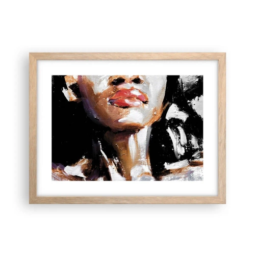 Poszter világos tölgy keretben - Büszkeség előítélet nélkül - 40x30 cm