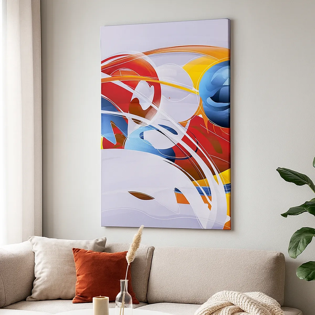 Vászonkép - Az elemek tánca - 50x70 cm