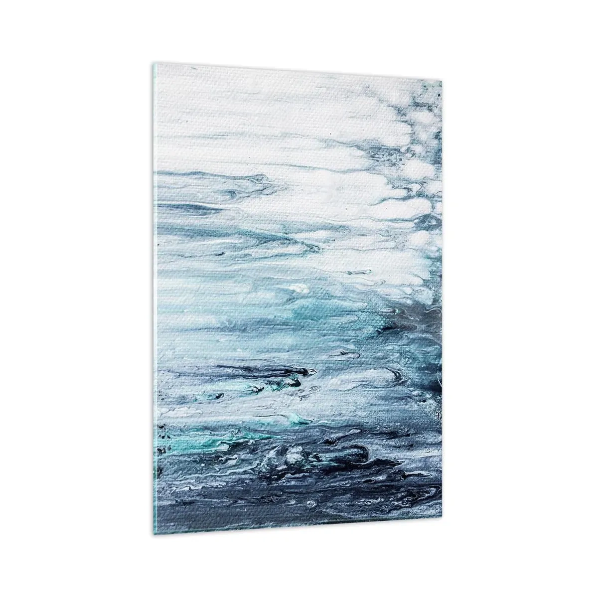 Üveg kép - Kék jégcsapok - 80x120 cm