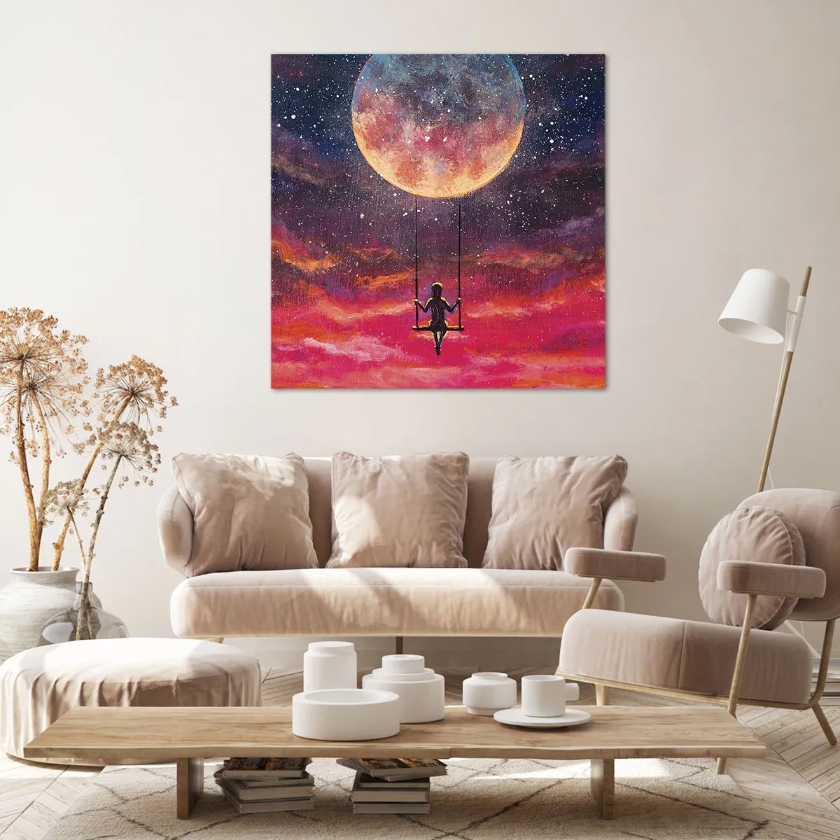 Vászonkép - Álmodozva - 40x40 cm