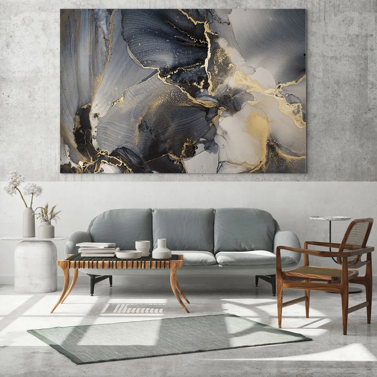 Üveg kép - Egy kő élete - 100x40 cm