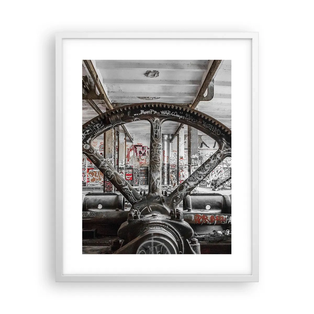 Poszter fekete keretben - A gyár titkos élete - 40x50 cm