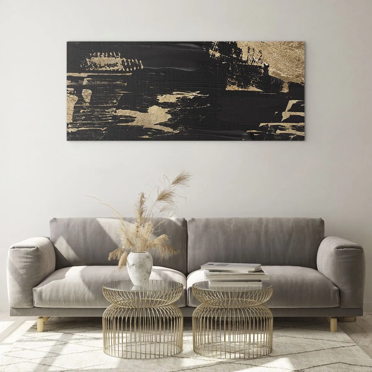 Üveg kép - Az érintés nyoma - 140x50 cm