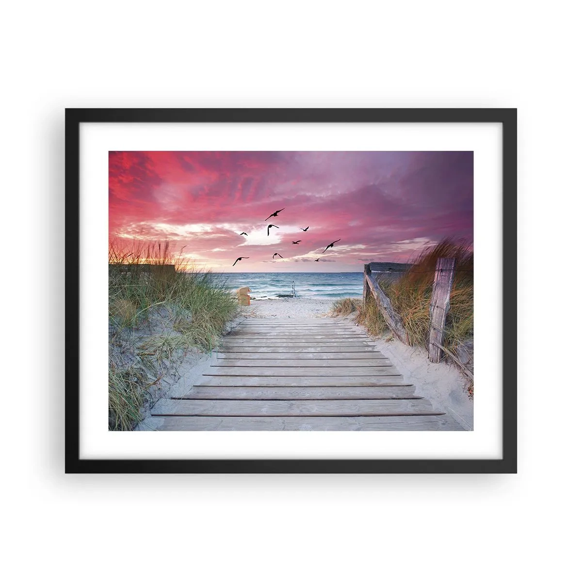 Poszter fehér keretben - Balti impresszió - 50x40 cm