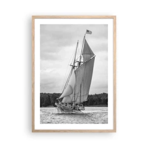 Poszter világos tölgy keretben - A szél testvérei - 50x70 cm